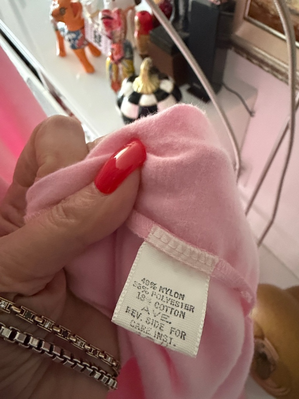 VINTAGE  Fernando Sanchez Pink Maxi Bath ROBE - Picture 5 of 6